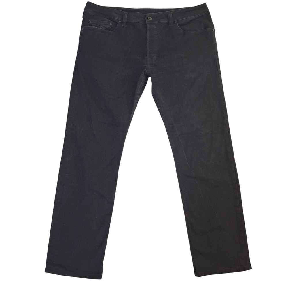Diesel Safado Regular Slim-Straight Black Stretch Jeans Mens 38x32 Wash 0RZ39